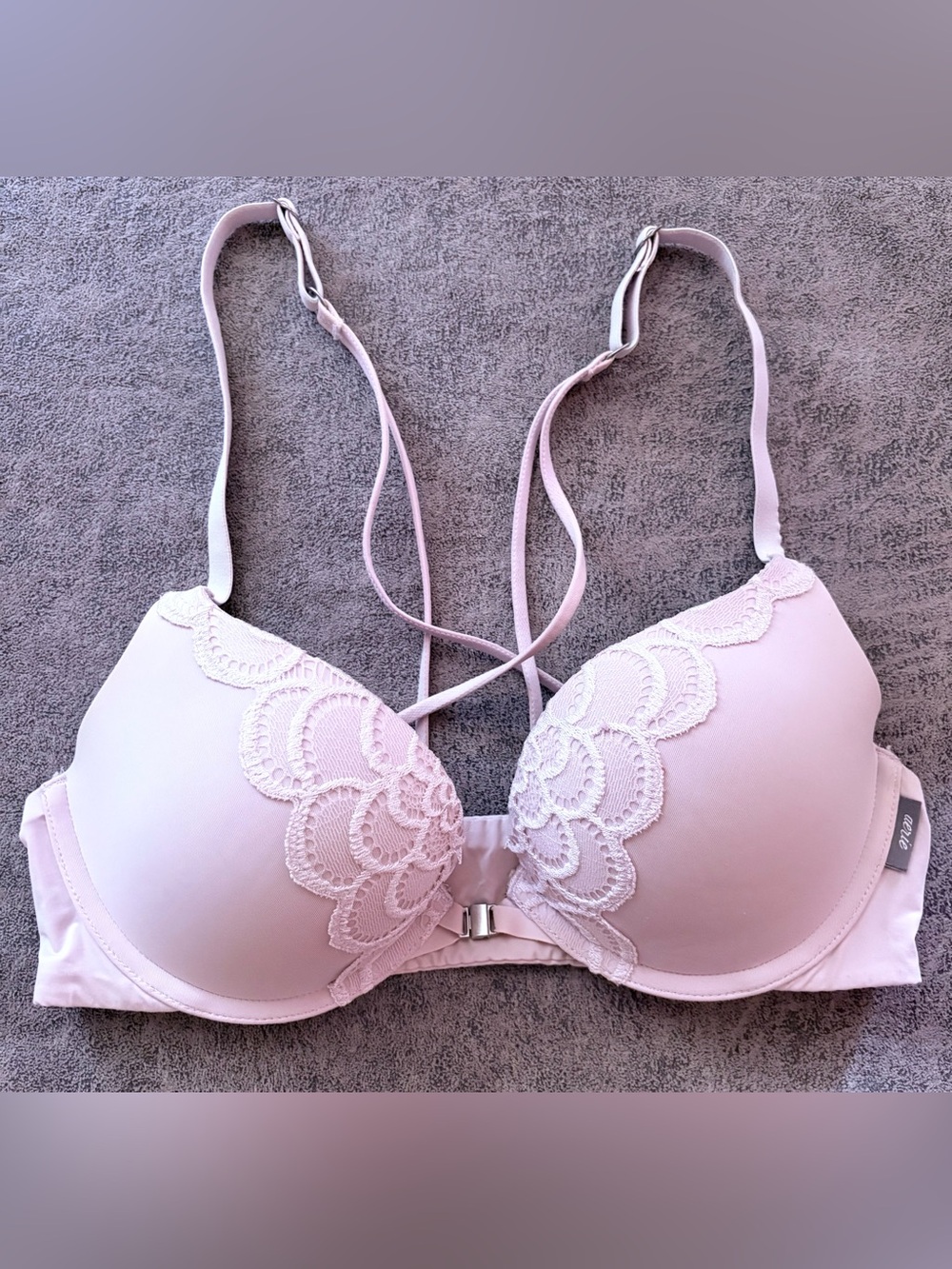 aerie Lace-Trim Front-Close Bra